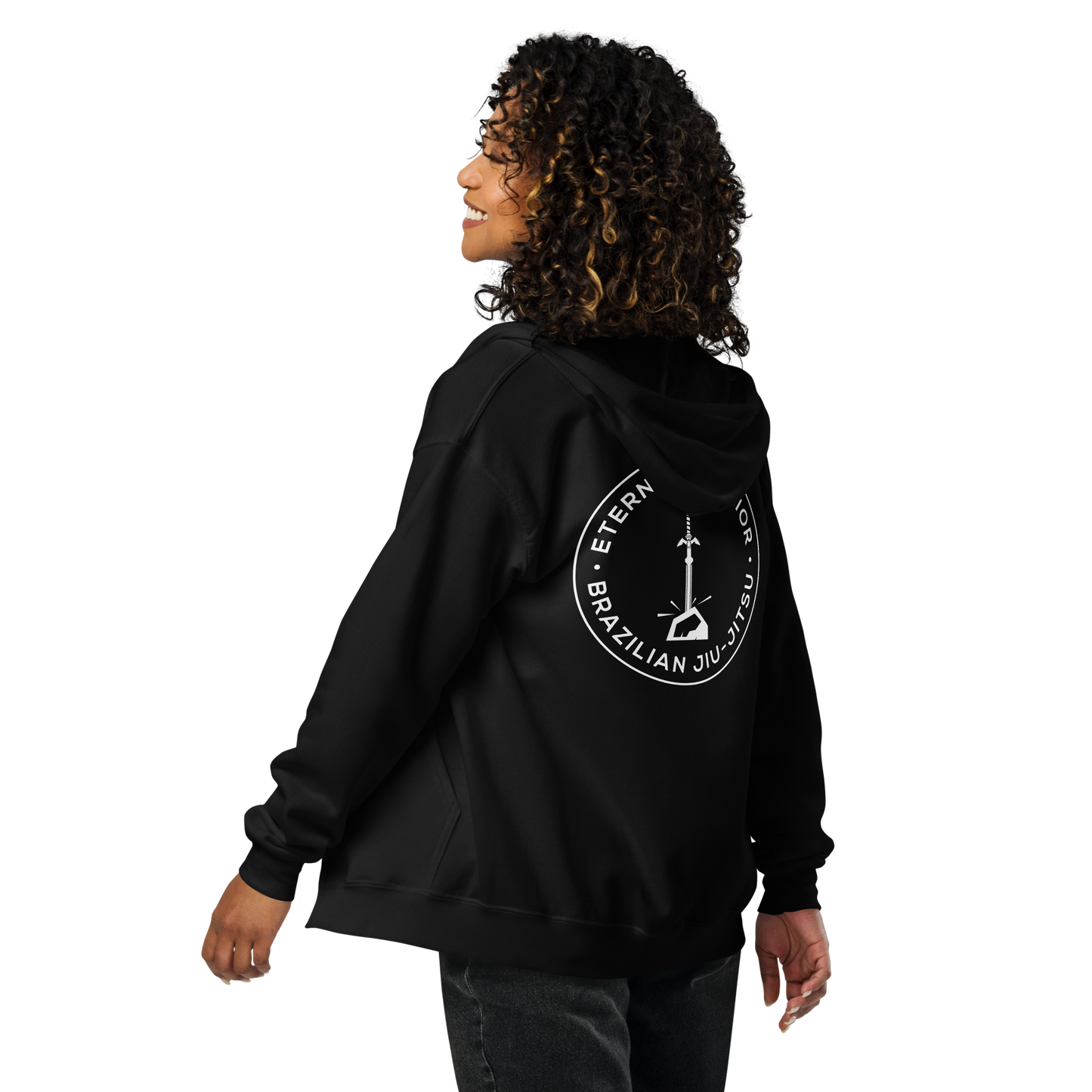 Eternal Warrior BJJ Zip Hoodie